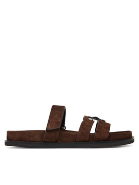 Tory Burch Tory Burch Natikači Ines Sport Slide 163481 Rjava