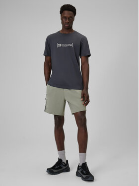4F 4F Szorty sportowe SPORTS CLUB Khaki Regular Fit