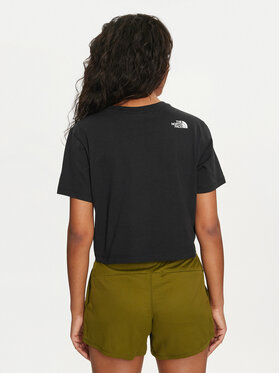 The North Face T-shirt NF0A87FJ Crna Regular Fit