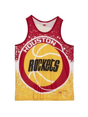 Mitchell & Ness Mitchell & Ness Tank top Houston Rockets Kolorowy Standard Fit