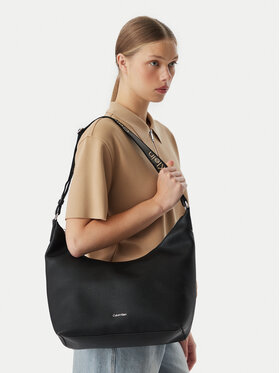 Calvin Klein Calvin Klein Geantă Webbing Strap Md Shoulder Bag LV04F3891G Negru