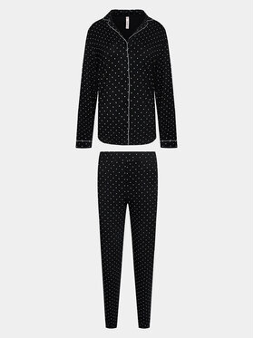 Hunkemöller Hunkemöller Piżama 203193 Czarny Comfortable Fit