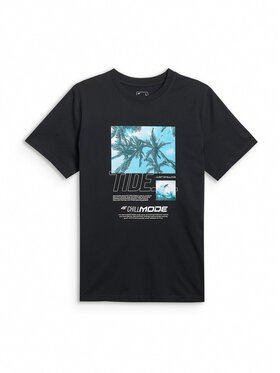 4F 4F Tričko SUMMER CODE Čierna Regular Fit