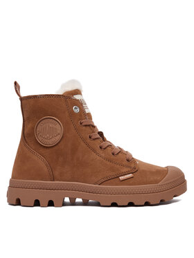 Palladium Palladium Schnürstiefeletten Pampa Hi Zip Wl 95982-291-M Braun