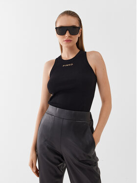 Pinko Pinko Top 100822 A15E Černá Regular Fit