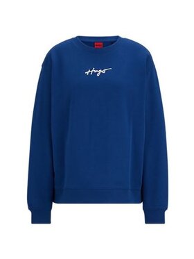 HUGO Hugo Mikina Classic Crew_1 Tmavomodrá Regular Fit