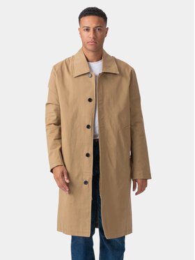 TeeShoppen TeeShoppen Płaszcz 'Basic Collection' Beżowy Regular Fit