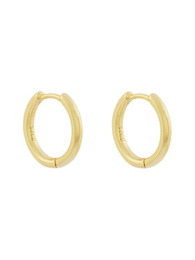 ICED STUFF ICED STUFF Ohrringe Ring Goldfarben