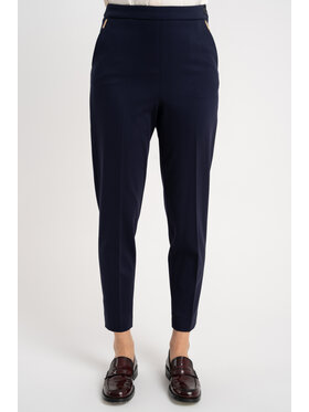 CLICK CLICK Spodnie materiałowe 30-454 Granatowy Slim Fit