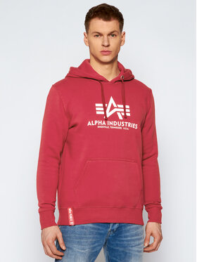 Alpha Industries Alpha Industries Sweatshirt Basic 178312 Rot Regular Fit