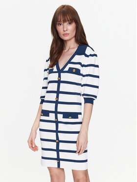 Silvian Heach Silvian Heach Kleid für den Alltag GPP23246VE Weiß Regular Fit
