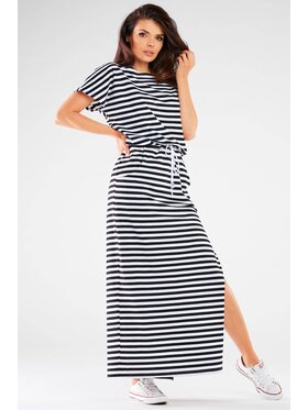 Infinite You Infinite You Sukienka letnia M253 Czarny Basic Fit
