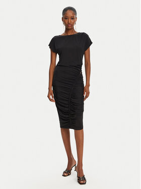 Patrizia Pepe Patrizia Pepe Повсякденна сукня 2A2871/J294-K103 Чорний Regular Fit