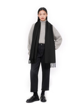 Style Republic Style Republic Szalik Kaszmir Czarny