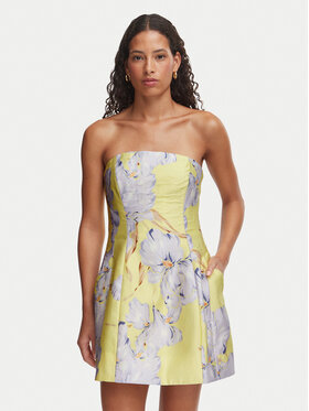 Bardot Bardot Коктейльна сукня Karoline 60099DB9 Світло-жовтий Regular Fit