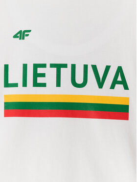 4F 4F T-Shirt TEAMWEAR Biały Regular Fit