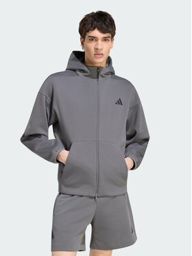adidas adidas Džemperis Z.N.E. Full Zip KX7689 Pilka Regular Fit