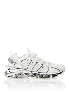 Plein Sport Plein Sport Sneakersy 19643 Biały