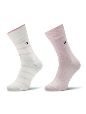 Tommy Hilfiger Tommy Hilfiger Набір 2 пар високих дитячих шкарпеток 701229939 Рожевий