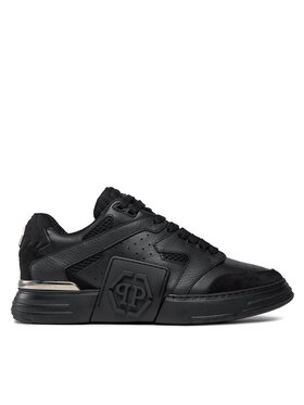 PHILIPP PLEIN PHILIPP PLEIN Sneakersy Lo-Top Sneakers Phantom $Treet AACS USC0511 PLE010N Čierna