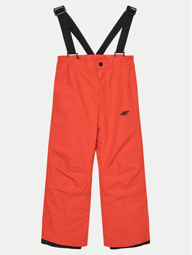4F 4F Pantaloni de schi 4FJWAW24TFTRM654 Roșu Regular Fit