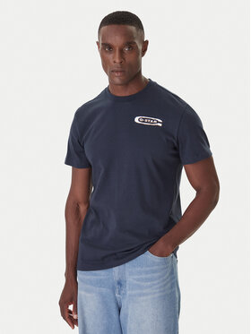 G-Star Raw G-Star Raw T-Shirt Back Gr Arch D26047-C336 Černá Regular Fit