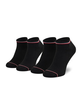 Tommy Hilfiger Tommy Hilfiger Комплект 2 чифта къси чорапи мъжки 100001093 Черен