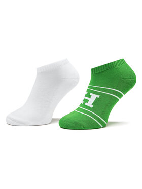 Tommy Hilfiger Tommy Hilfiger Set de 2 perechi de șosete medii pentru bărbați 701224100 Colorat
