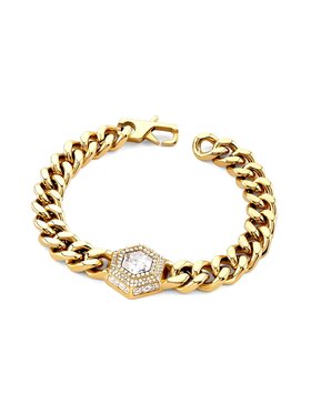 Guess Guess Bransoletka JUMB06007JW-YG Złoty