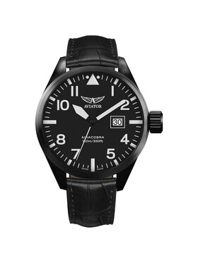 Aviator Aviator Zegarek V.1.22.5.148.4 Czarny