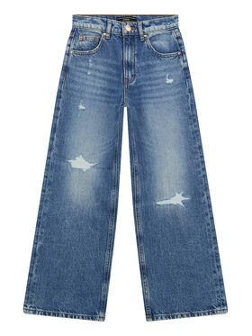 Guess Kids Guess Kids Spodnie materiałowe 170433 Niebieski Regular Fit