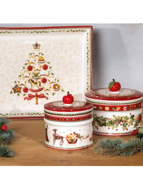 Villeroy & Boch Villeroy & Boch Pojemnik na ciastka Winter Baker Biały