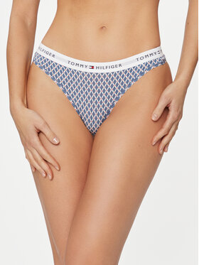 Tommy Hilfiger Tommy Hilfiger Stringi UW0UW04547 Niebieski