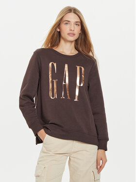 Gap Gap Mikina 540907-05 Hnědá Relaxed Fit