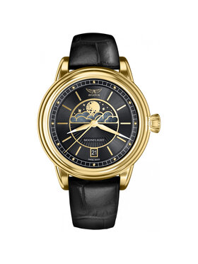 Aviator Aviator Zegarek V.1.33.1.344.4 Czarny