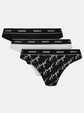 HUGO HUGO Набір з 3 пар стрінгів 50495870 Чорний