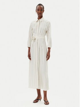 Marella Marella Vestito chemisier Denis 2513221111200 Bianco Regular Fit