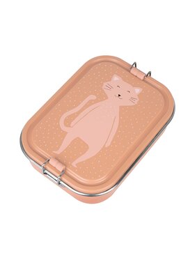 Trixie Baby Trixie Baby Lunchbox Duży stalowy lunch box - Kot Różowy