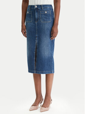 Liu Jo Liu Jo Jeans suknja UA6259 D0275 Plava Regular Fit