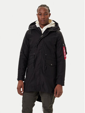 Alpha Industries Alpha Industries Parka Studio M-51 Fishtail 258112 Černá Regular Fit