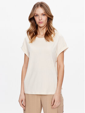 Outhorn Outhorn T-Shirt TTSHF426 Écru Regular Fit