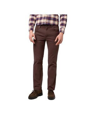 Wrangler Wrangler Jeansy GREENSBORO Brązowy Straight Fit