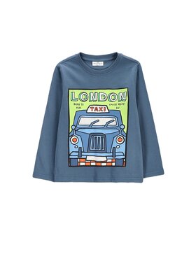 Coccodrillo Coccodrillo Longsleeve ZC6143102VBA-014 Niebieski Regular Fit