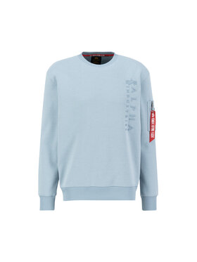Alpha Industries Alpha Industries Bluza Embroidery Sweatshirt Błękitny Regular Fit