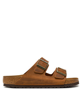 Birkenstock Birkenstock Klapki Arizona Leoi 1028272 Brązowy