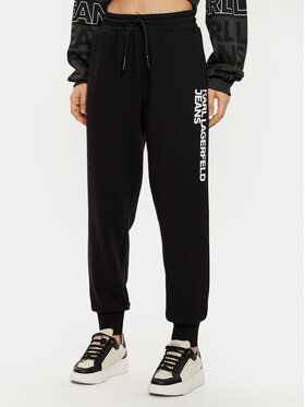 Karl Lagerfeld Jeans Karl Lagerfeld Jeans Melegítő alsó A1W10058 Fekete Regular Fit