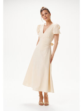 Mirons Mirons Sukienka wieczorowa Soft Beżowy Feminine Fit