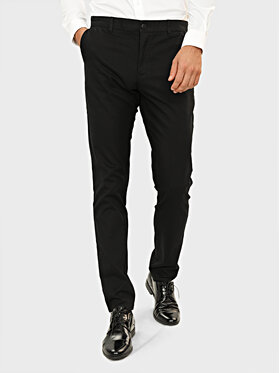 Evenemen Evenemen Chinosy Borgo Czarny Slim Fit