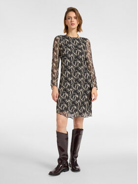 Elena Mirò Elena Mirò Sukienka codzienna 7450P100259N001 Czarny Regular Fit
