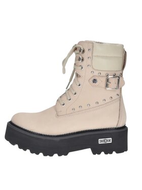 Cult Cult Anfibi Boot Roky 4641 Mid in nabuk Bianco